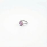 Bague Trebol en opale rose