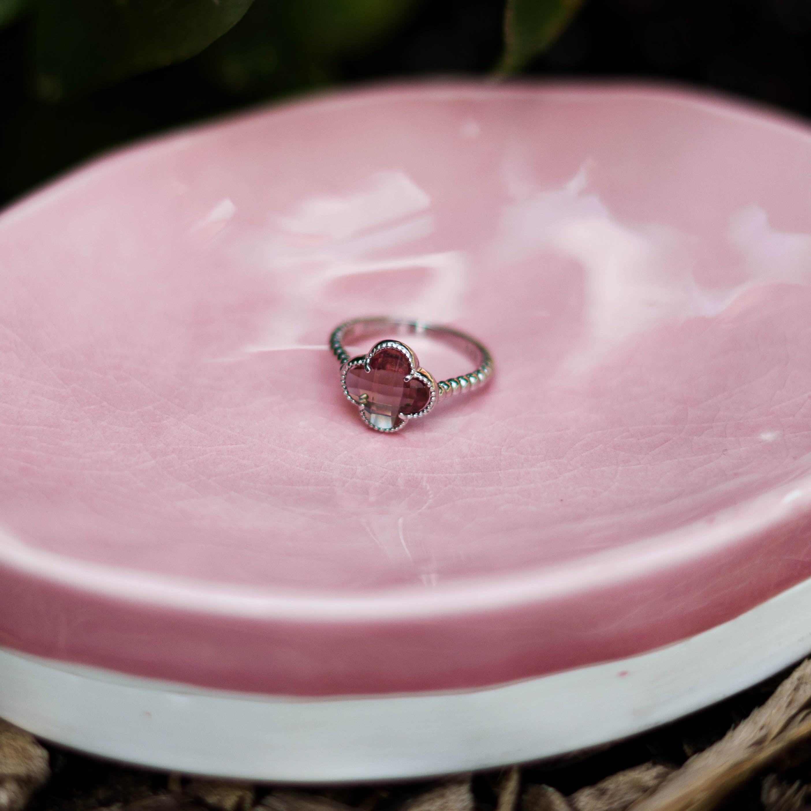 Bague Trebol en zultanite